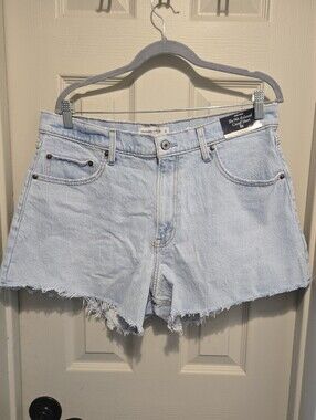 Abercrombie & Fitch High-rise The 90s Relaxed Cut Off Short Sz 32 / 14